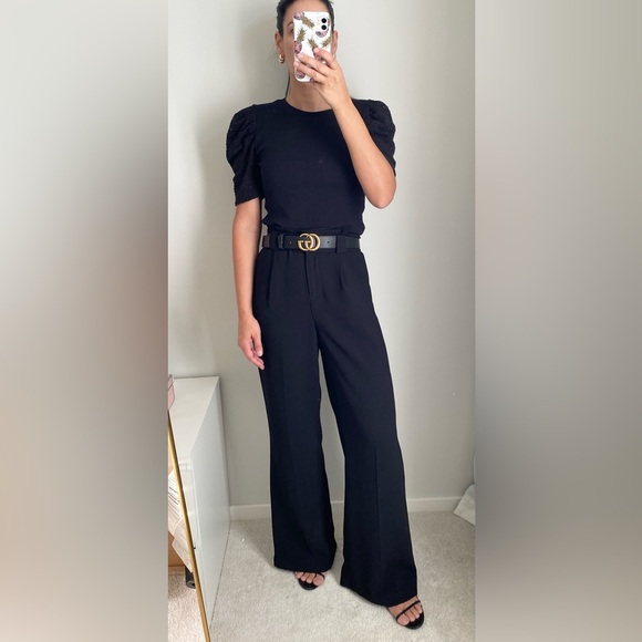 Express Black Wide Leg Pants - Picture 1 of 15